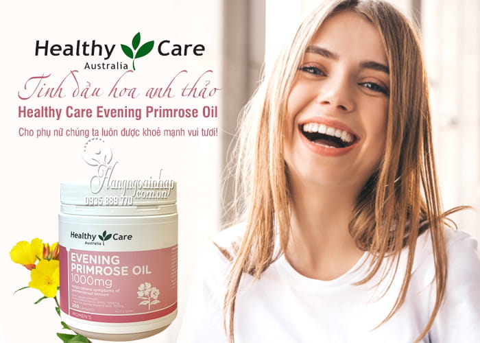 Tinh dầu hoa anh thảo Healthy Care Evening Primrose Oil 1000mg 1