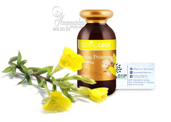 Tinh dầu hoa anh thảo Spring Leaf Evening Primrose Oil 1000mg 5