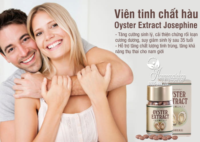 Viên tinh chất hàu Oyster Extract Josephine Nhật Bản 90 viên 6