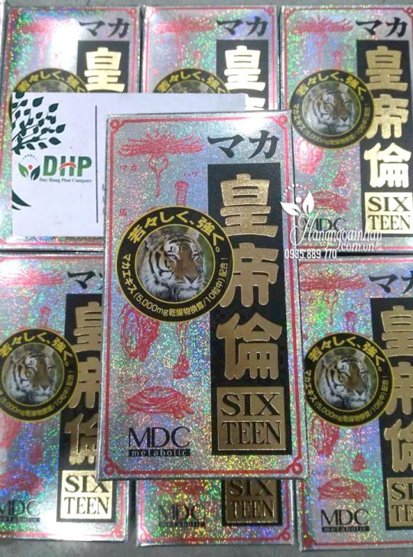 Viên Uống Bổ Dương Tăng Cường Sinh Lý Maca Sixteen 200 Viên 90