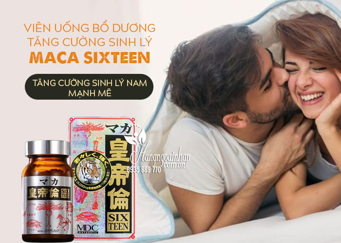 Viên Uống Bổ Dương Tăng Cường Sinh Lý Maca Sixteen 200 Viên 23