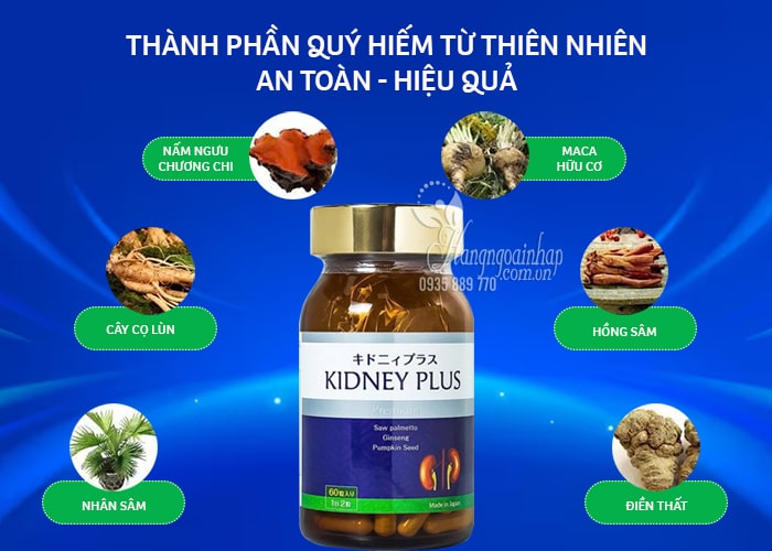Bổ thận Kidney Plus Premium Jpanwell Nhật Bản 