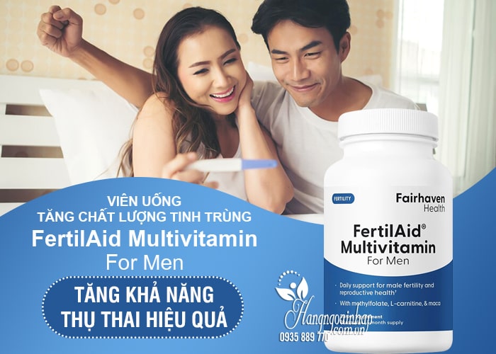 Viên uống FertilAid Multivitamin For Men 90 viên của Mỹ 1