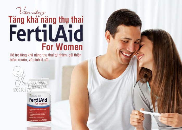 Viên uống FertilAid For Women 90 viên tăng khả năng thụ thai 2