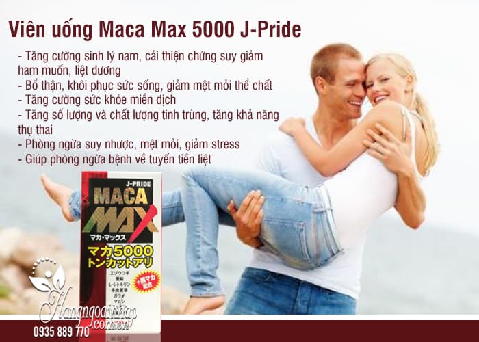 Viên uống Maca Max 5000 J-Pride Nhật Bản 84 viên 23