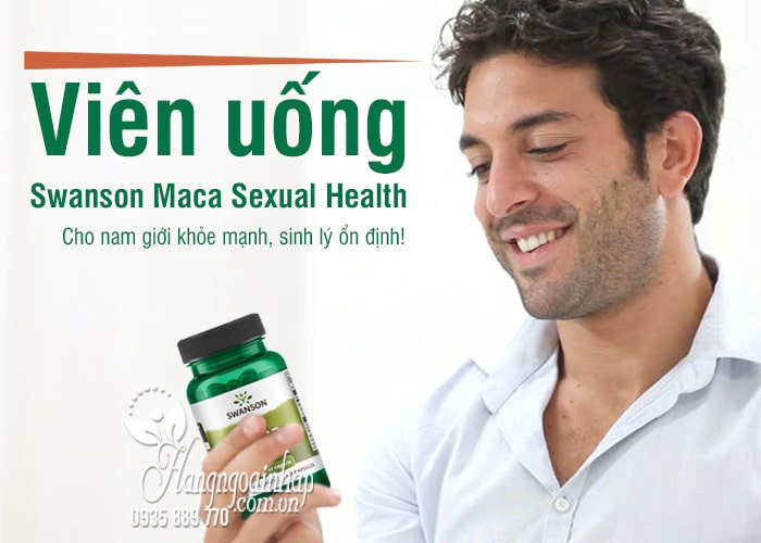 Viên uống Swanson Maca Sexual Health 500mg 60 viên của Mỹ 1