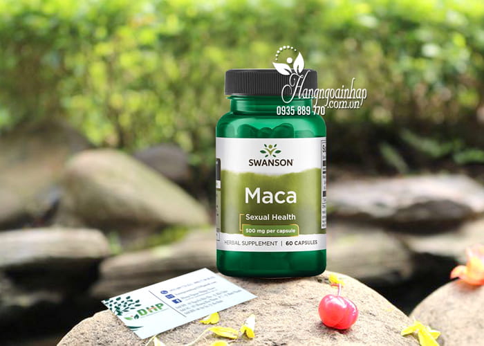 Viên uống Swanson Maca Sexual Health 500mg 60 viên của Mỹ 9