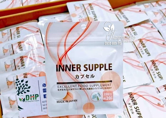 Viên uống tăng nội tiết tố nữ Inner Supple 20 viên của Nhật Bản 9