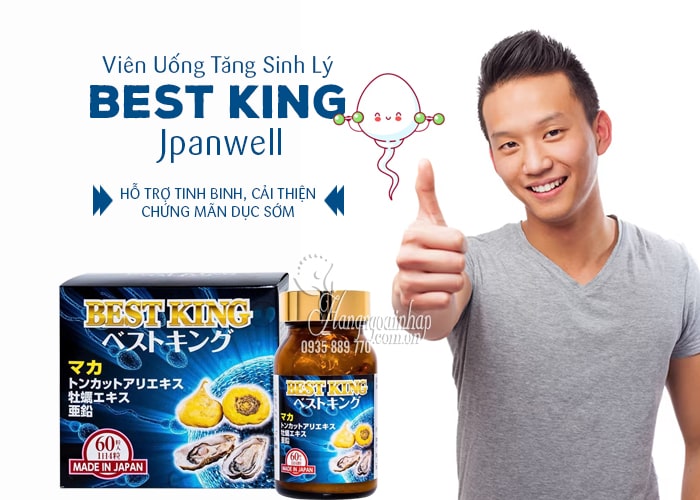 Viên tăng sinh lý Best King Jpanwell của Nhật