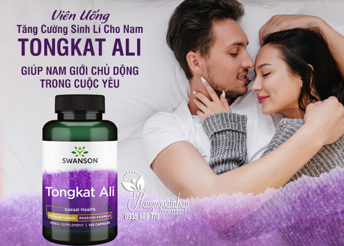 Tongkat Ali Malaysia Swanson Passion 400mg 120 viên của Mỹ 1