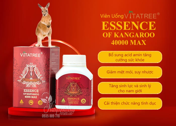 Viên uống Vitatree Essence Of Kangaroo 40000 Max 100 viên 4