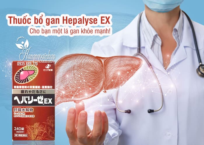 Thuốc bổ gan Hepalyse EX 240 viên mẫu mới của Nhật  8