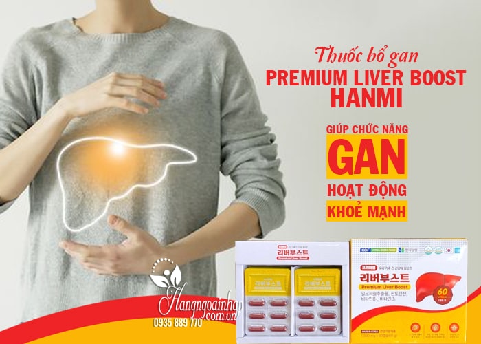 Thuốc bổ gan Premium Liver Boost Hanmi 60 viên Hàn Quốc 12