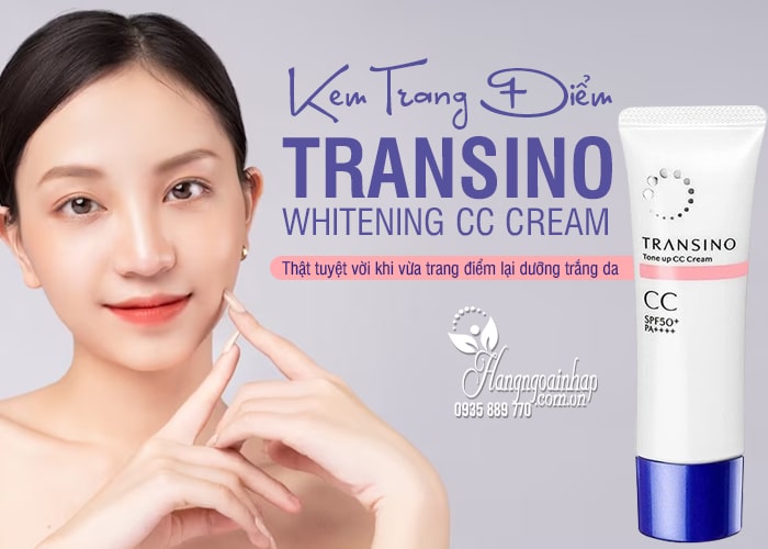 Kem trang điểm Transino Whitening CC Cream 30g mẫu mới 11