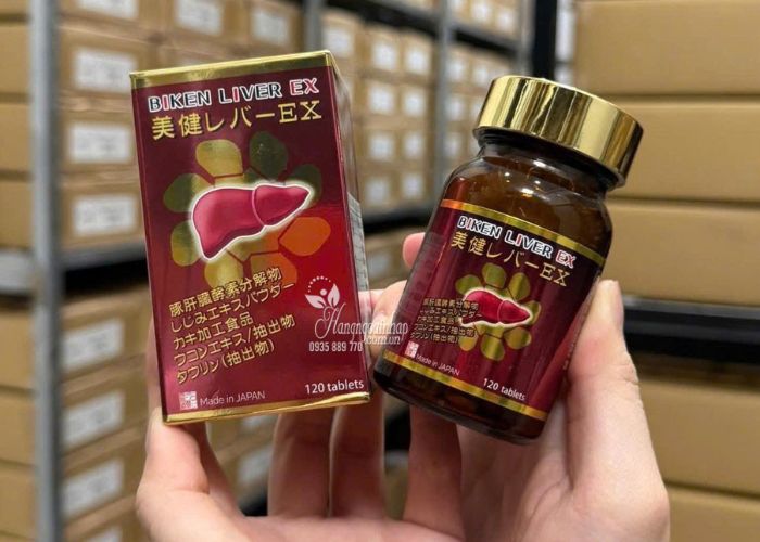 bổ gan Biken Liver EX 120 viên của Nhật Bản