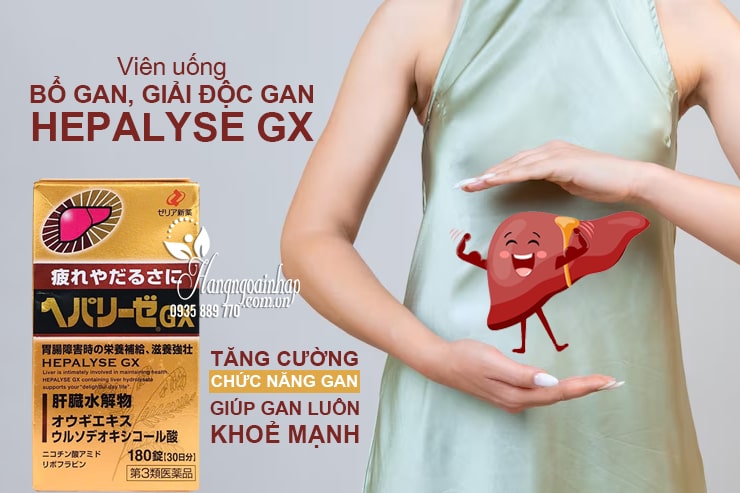 Viên uống bổ gan, giải độc gan Hepalyse GX của Nhật Bản 34