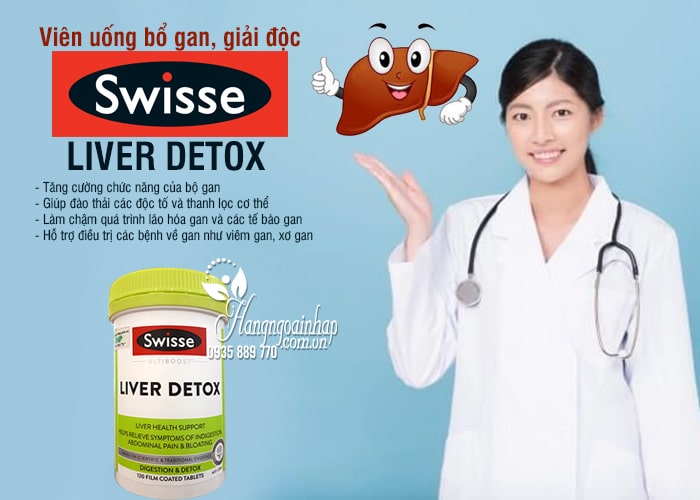 Viên uống bổ gan, giải độc - Swisse Liver Detox 120 viên của Úc 5