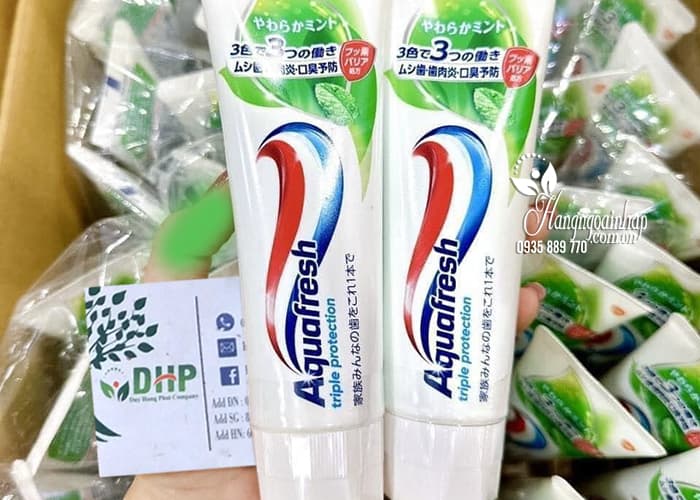 Kem Đánh Răng Aquafresh Trà Xanh 140g Của Nhật Bản 4