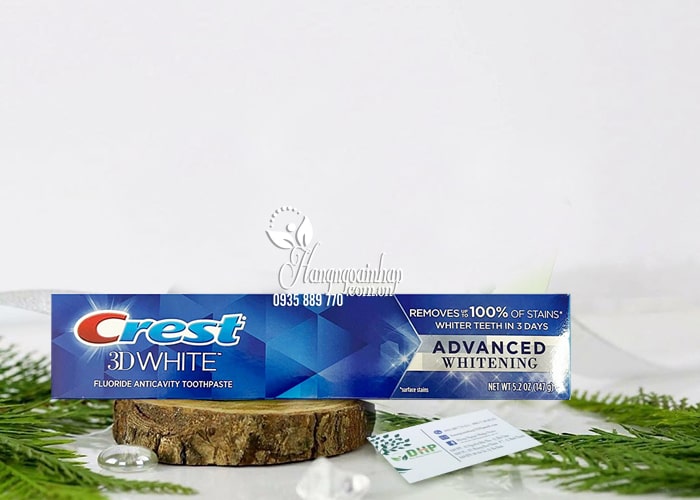 Kem đánh răng Crest 3D White 147g Advanced Whitening 56