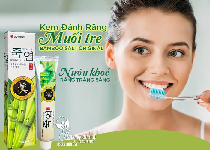 Kem đánh răng muối tre Bamboo Salt Original của Hàn Quốc 1