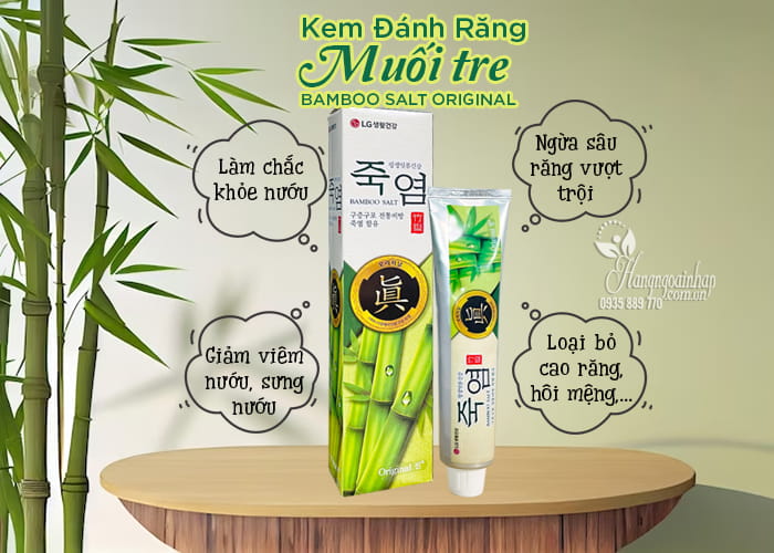 Kem đánh răng muối tre Bamboo Salt Original của Hàn Quốc 5