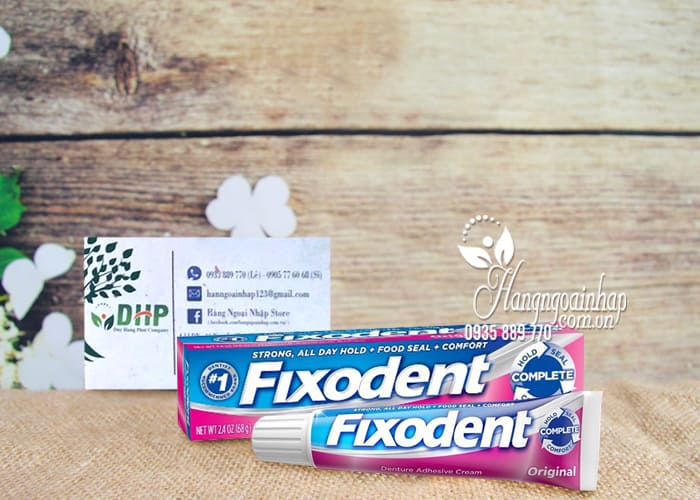 Keo dán hàm răng giả Fixodent Original 68g của Mỹ, giá tốt 2