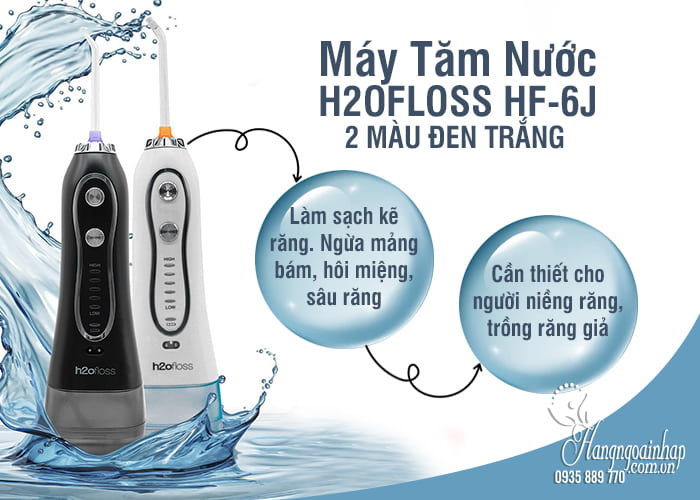 Máy tăm nước H2OFloss HF-6J Specical set for Japan 3