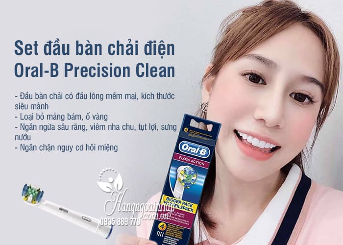 Set đầu bàn chải điện Oral-B Precision Clean - Dùng thay thế 5