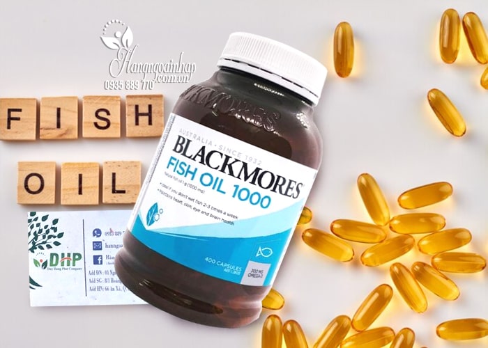 Dầu cá Blackmores Fish Oil 1000mg của Úc 400 viên 1