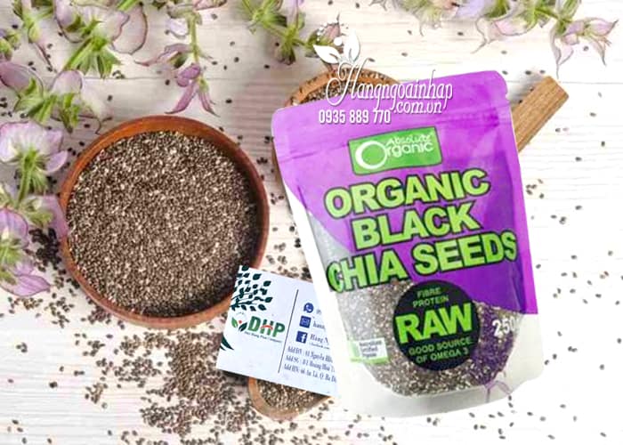 Hạt Chia Seeds Organic Raw Giàu Omega 3 Của Úc 250g 1