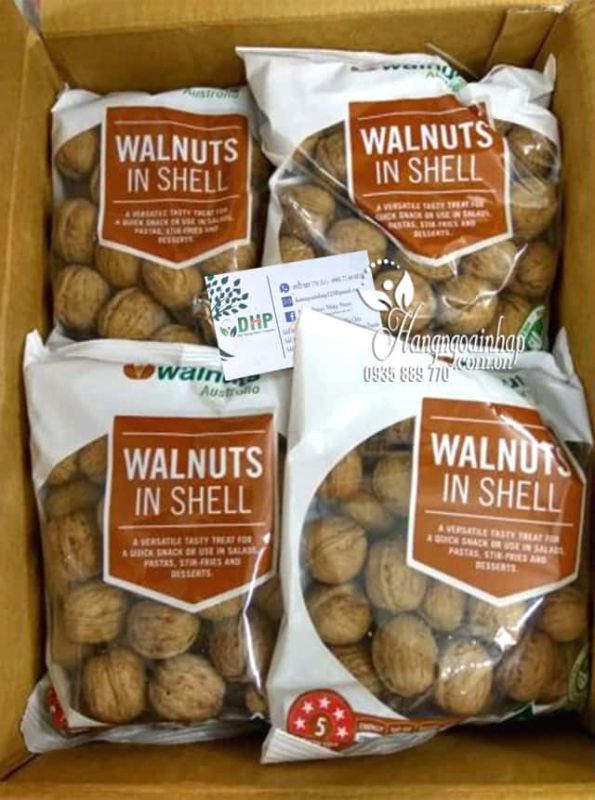 Hạt óc chó nguyên vỏ của Úc Walnuts In Shell 500g–Giá tốt nhất 9