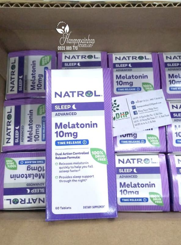 Natrol Melatonin 10mg của Mỹ 60 viên – Hỗ trợ điều trị bệnh mất ngủ 67