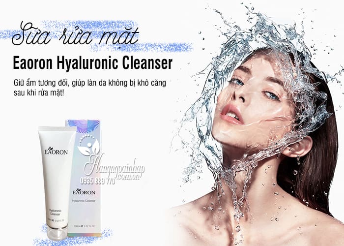 Sữa rửa mặt Eaoron Hyaluronic Cleanser 100ml chính hãng Úc 1