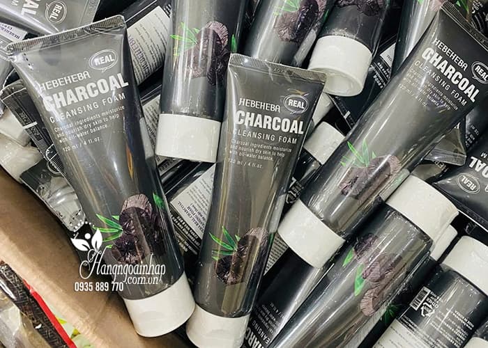 Sữa rửa mặt Hebeheba Charcoal Cleansing Foam 120ml Hàn Quốc 42