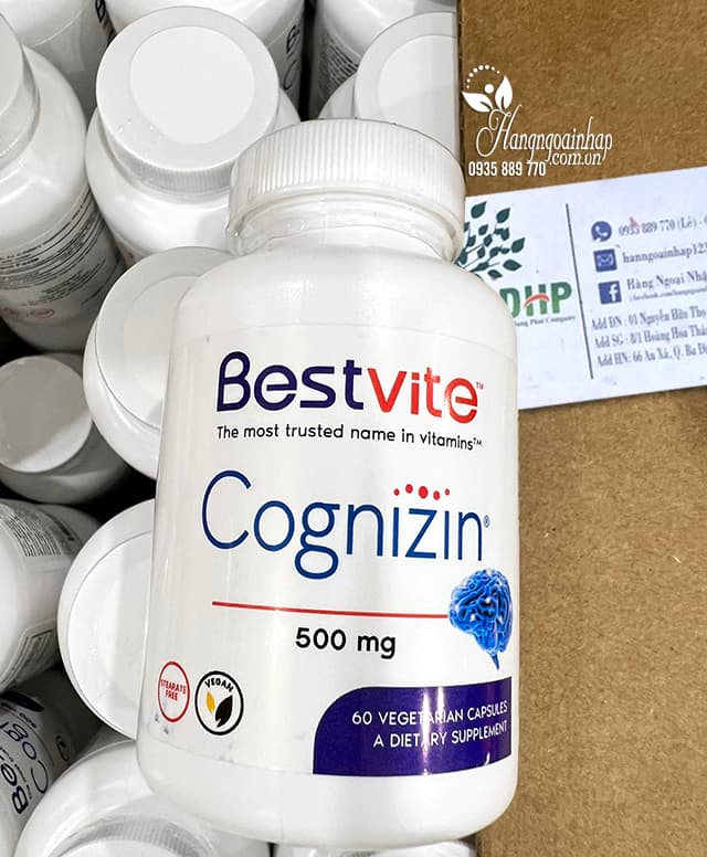 Thuốc bổ não Bestvite Cognizin Citicoline 500mg của Mỹ 4