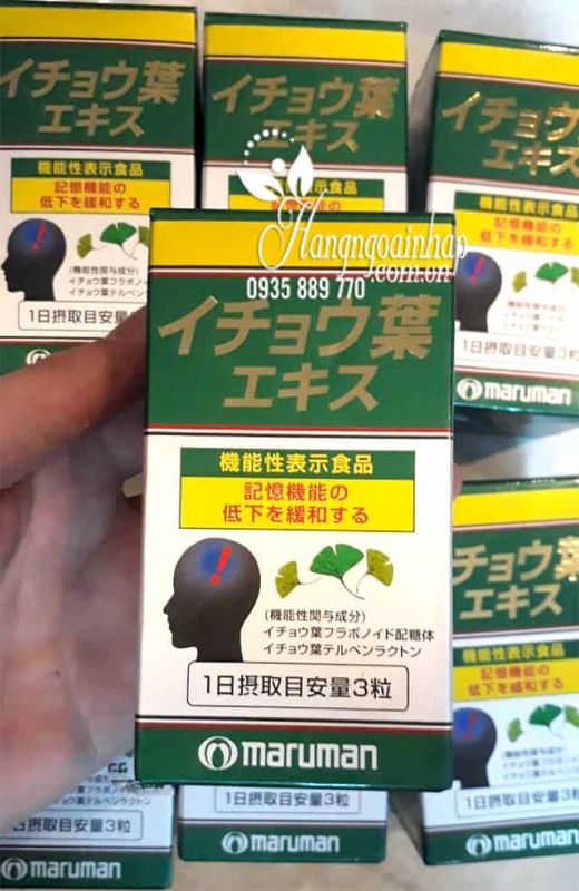 Thuốc bổ não Ginkgo Biloba Maruman tốt nhất của Nhật Bản  2