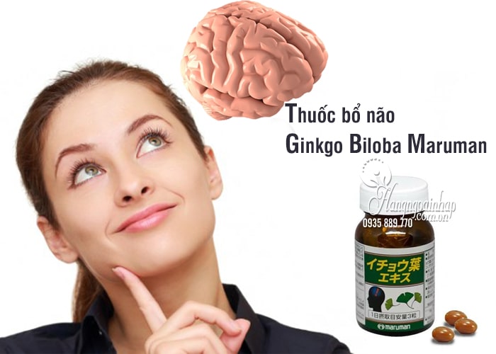 Thuốc bổ não Ginkgo Biloba Maruman tốt nhất của Nhật Bản  1