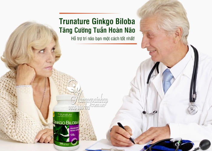 Trunature Ginkgo Biloba Tăng Cường Tuần Hoàn Não - Hộp 340 viên mẫu mới 9