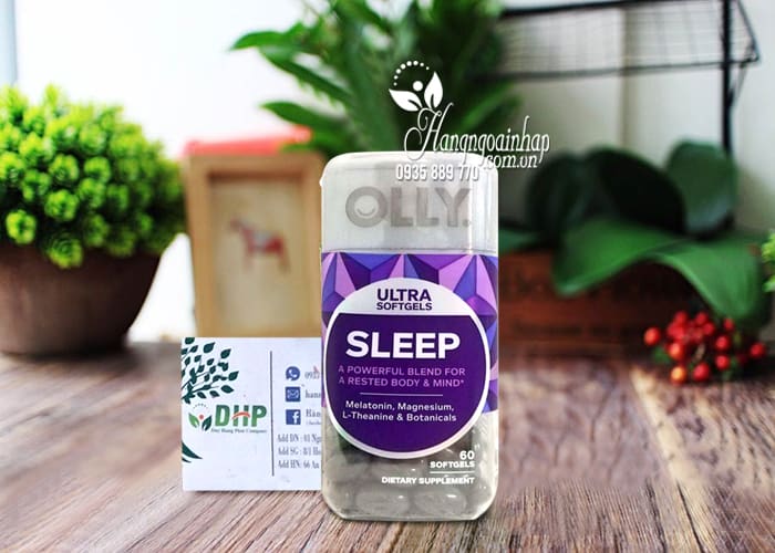 Viên kẹo dẻo ngủ ngon Olly Ultra Sleep 60 viên chính hãng Mỹ 3