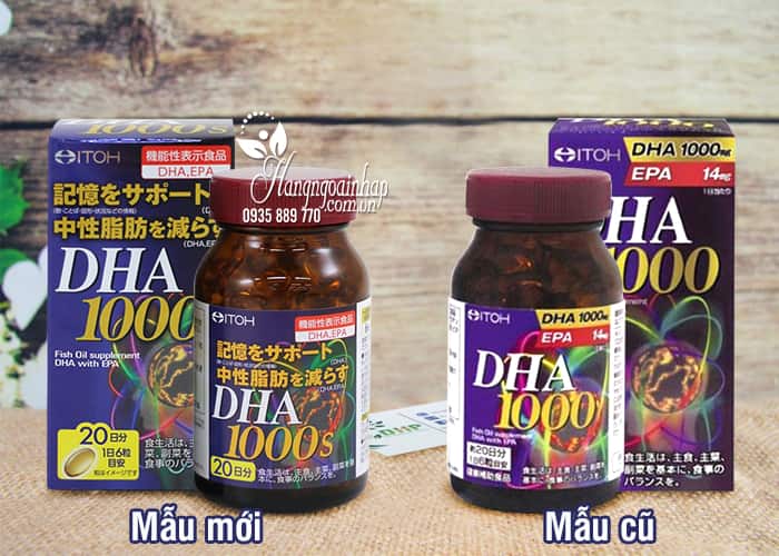 Viên Bổ Não Dha 1000mg & Epa 14mg  Itoh 120 Viên của Nhật  7