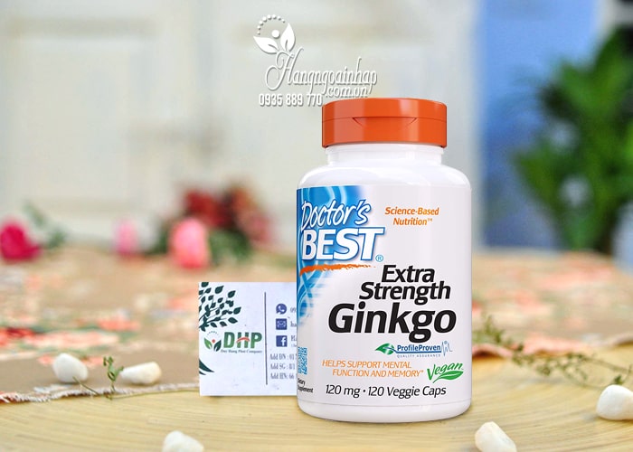 Viên uống bổ não Doctor’s Best Extra Strength Ginkgo 120mg 4