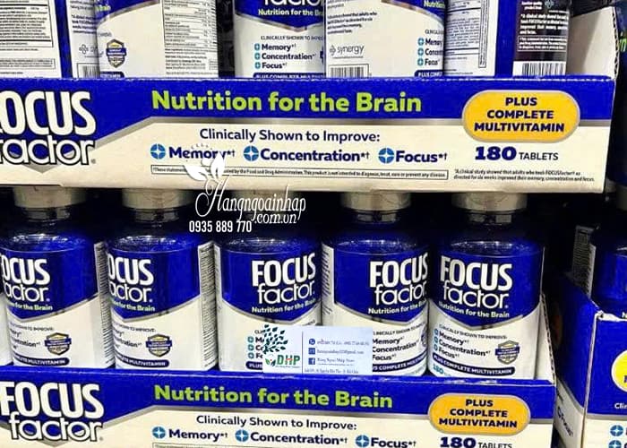 Bổ não Focus Factor Nutrition For The Brain 180 viên của Mỹ 78