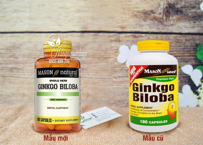 Viên Uống Bổ Não Ginkgo Biloba 500mg Hộp 180 Viên 7