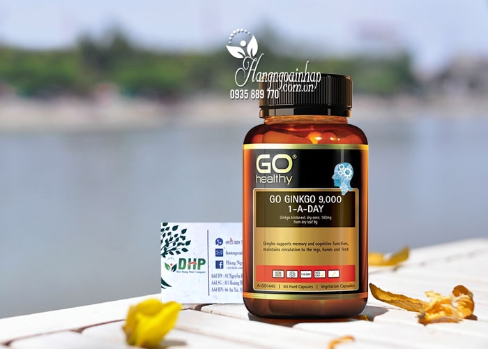 Viên uống bổ não Go Ginkgo 9000 Go Healthy hộp 60 viên  0