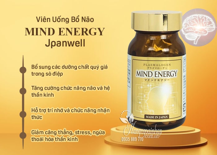 Viên uống bổ não Mind Energy Jpanwell của Nhật Bản công dụng