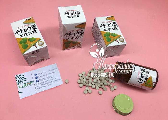 Viên uống bổ não Orihiro Ginkgo Biloba 240 viên Nhật Bản 7