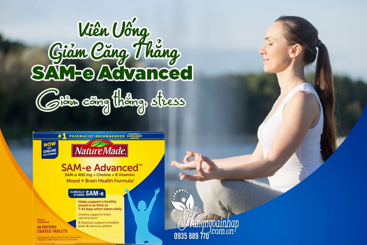 Viên uống giảm căng thẳng SAM-e Advanced 400mg của Mỹ 1