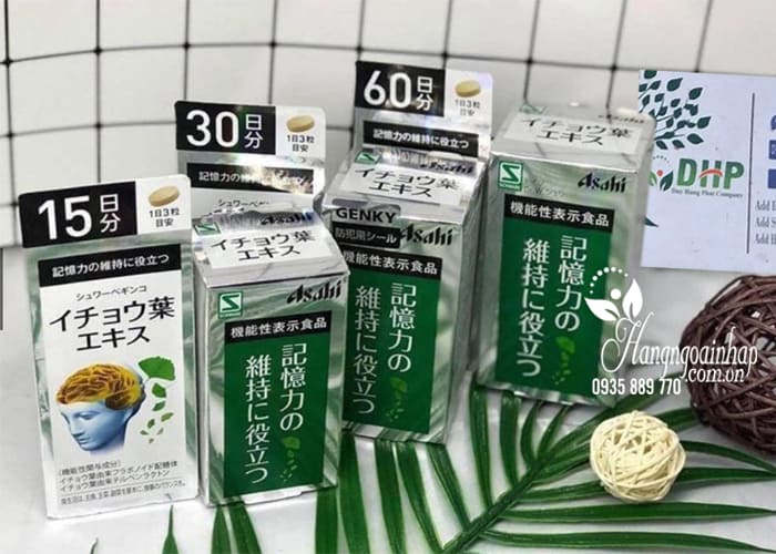 Viên uống hoạt huyết dưỡng não Asahi Nhật Bản chính hãng 0