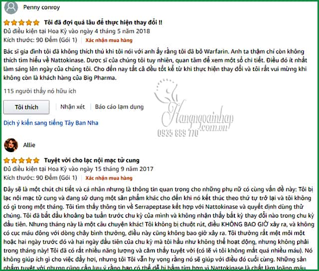 Viên uống Nattokinase 2000FUs Doctor’s Best của Mỹ 8