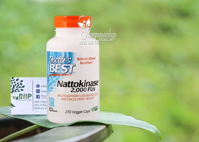 Viên uống Nattokinase 2000FUs Doctor’s Best của Mỹ 1